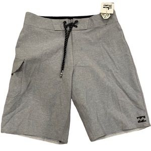 Grey Billabong Board Shorts Men size 29 NWT